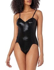 NORMA KAMALI Women's Standard Wonderwoman MIO, Black Size Small