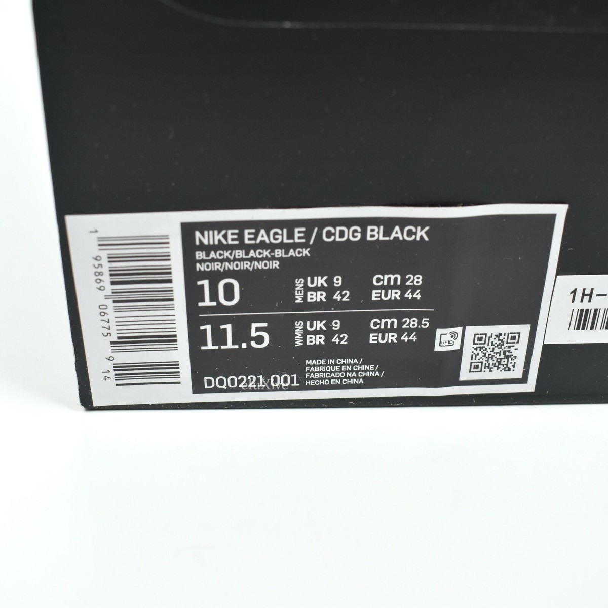 Size 10 - Nike Comme Des Garçons x Eagle Triple Black for Size 10 - Nike Comme Des Garçons x Eagle Triple Black for