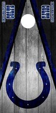 SINGLE Indianapolis Colts Cornhole Wrap Skin Board Game Decal Vintage Vinyl DT54