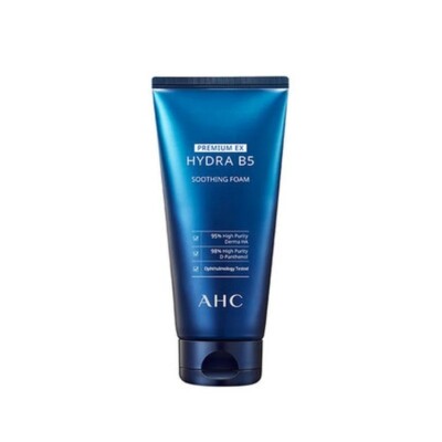 Korean AHC Premium Hydra B5 Foaming Soothing Moisturizing Face Pore Cleaner...