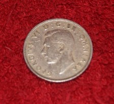 U.K. two shilling/florin George Vl circulated 1948 good condition!