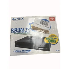 Apex digital TV Converter box with analog pass SKU 5194