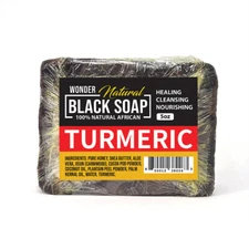 WONDERLOC Natural Black Soap with Turmeric 5 oz.