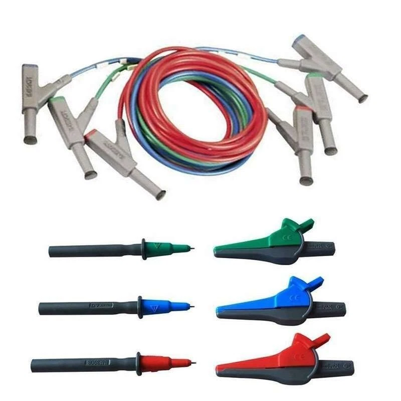 BEHA-AMPROBE Amprobe PROINSTALL AMPTL165 3 Wire Test Lead Kit Fluke TL165X Equivalent