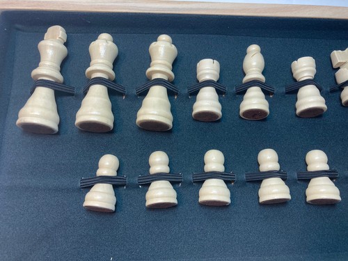 Wood Chess Set 15” Folding Board Game PAWNSON CREATIONS - Picture 8 of 12
