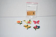 Longaberger 2012 Tie On Flower Garden - 5 Tie On's #24162 NWT