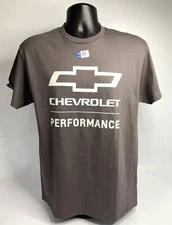 Gray T-Shirt - Chevrolet Performance Script / Logo w/ Bowtie Emblem