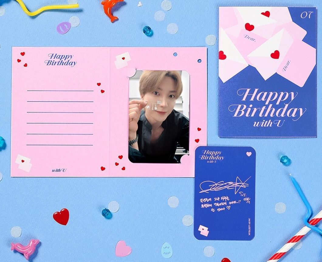SMTOWN 東京 MD SUPER JUNIOR トレカ 8枚セット LEETEUK SUPER JUNIOR SMTOWN OFFICIAL MD 2023 ARTIST BIRTHDAY CARD