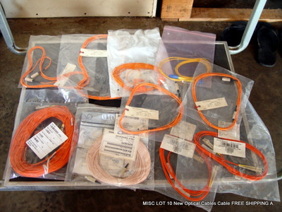 MISC LOT 10 New Optical Cables Cable VOLEX EMERSON PAN FREE SHIPPING A.