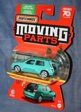 1 Matchbox Moving Parts 1995 VW VOLKSWAGEN GOLF MK Green 38/54 Diecast