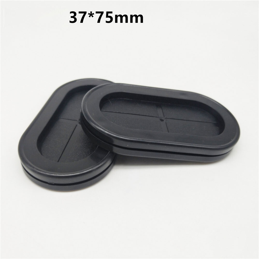 QUARKZMAN Kabeldurchführung Gummi | 78mm Innendurchmesser | Für 90mm Bohrloch | Schwarz