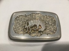 BUCKING BRONCO BELT BUCKLE WESTERN WEAR ANTIQUE 