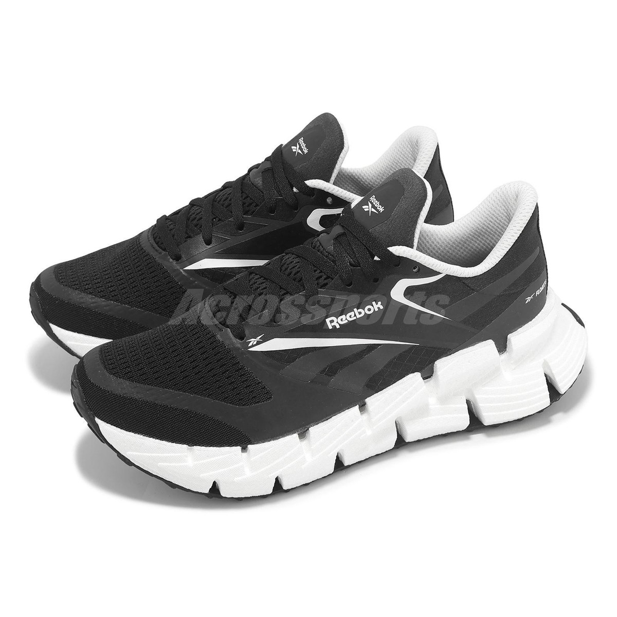 Reebok Floatzig 1 Black Grey White Women Road Running Jogging