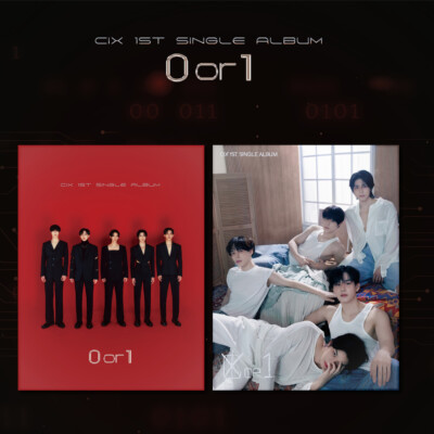 CIX 0 or 1 1st Single Album 2SET CD+Photobook+Photocard+Etc+Tracking ...