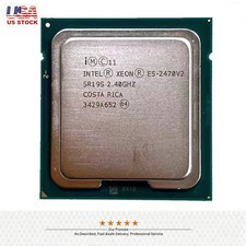 2pcs Intel Xeon E5-2470 V2 E5-2470V2 2.4GHz 10 Core 20 Threads L3-25MB CPU