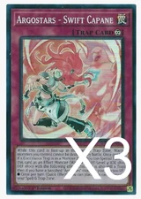 3X Argostars - Swift Capane SUDA-EN072 Supreme Darkness  1st Ed YUGIOH