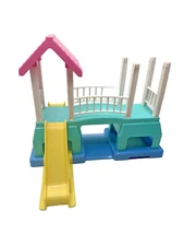Vintage Playskool Dollhouse Jungle Gym Playground Plastic Incomplete