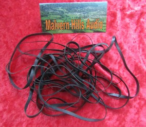 flat rubber drive belts