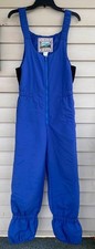 Vintage Haute Route Overalls Bibs Snowsuit - Blue - Womens Small