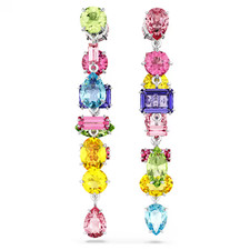 Swarovski Gema drop earrings Mixed cut