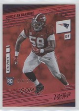 2021 Panini Prestige Rookies Xtra Points Premium Red /299 Christian Barmore 0c2
