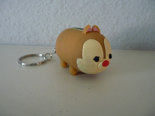 Disney Tsum Tsum CHIP Figural Keychain Chip 'n Dale 2.25" Free Shipping