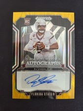 2025 Prizm Draft Picks Autographs D.J. Uiagalelei #DPA-DJU (AU, RC) 3/5