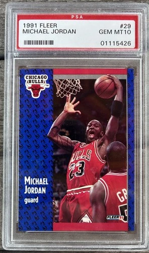 1991-92 Fleer - Michael Jordan #29 PSA 10 GEM MINT