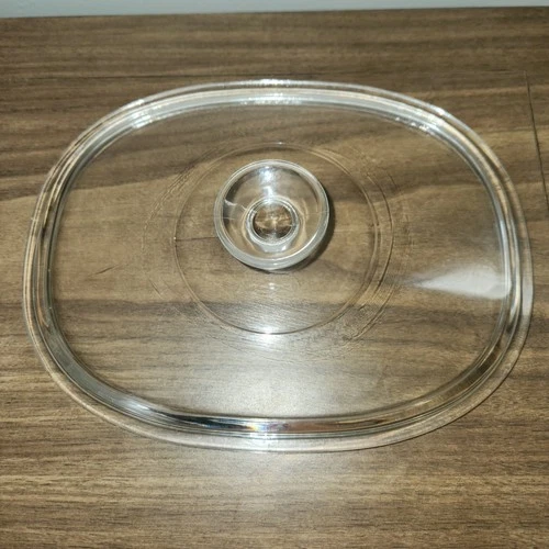 PYREX Corning Ware Glass Oval Replacement Lid DC 1 1/2 C Clear DC 1.5 C