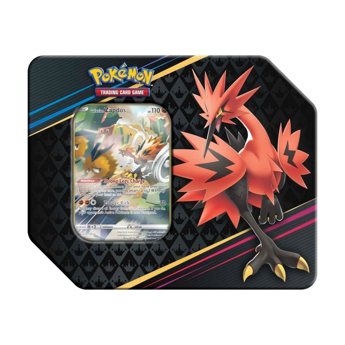 Pokémon TCG: Crown Zenith Tin | Galarian Zapdos