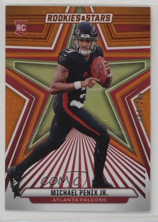 2024 Panini Rookies & Stars Rookies Orange /249 Michael Penix Jr #179 RC