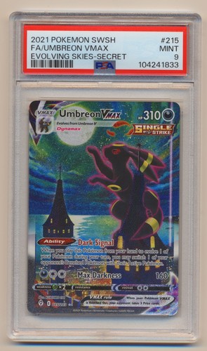 Umbreon VMAX graded PSA 9 for sale on eBay