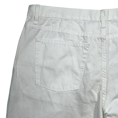 Loro Piana WHITE Men's 38 x 31 Denim JEANS Linen Cotton PANTS 5