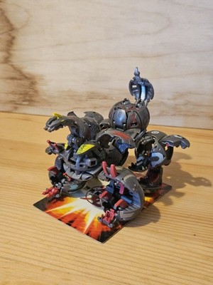 Bakugan Maxus Helios 7-in-1 Set GRAU HAOS Ultimate komplett + 2 KARTEN