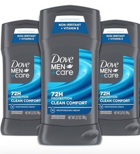 3 Pack Dove Men Care Antiperspirant Deodorant Stick 72 Hr Sweat Protection
