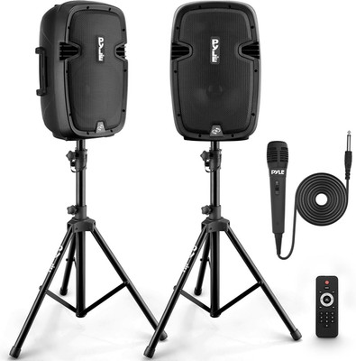 Wireless Portable PA Speaker System - 1000W High Powered Bluetooth Compatible Ac