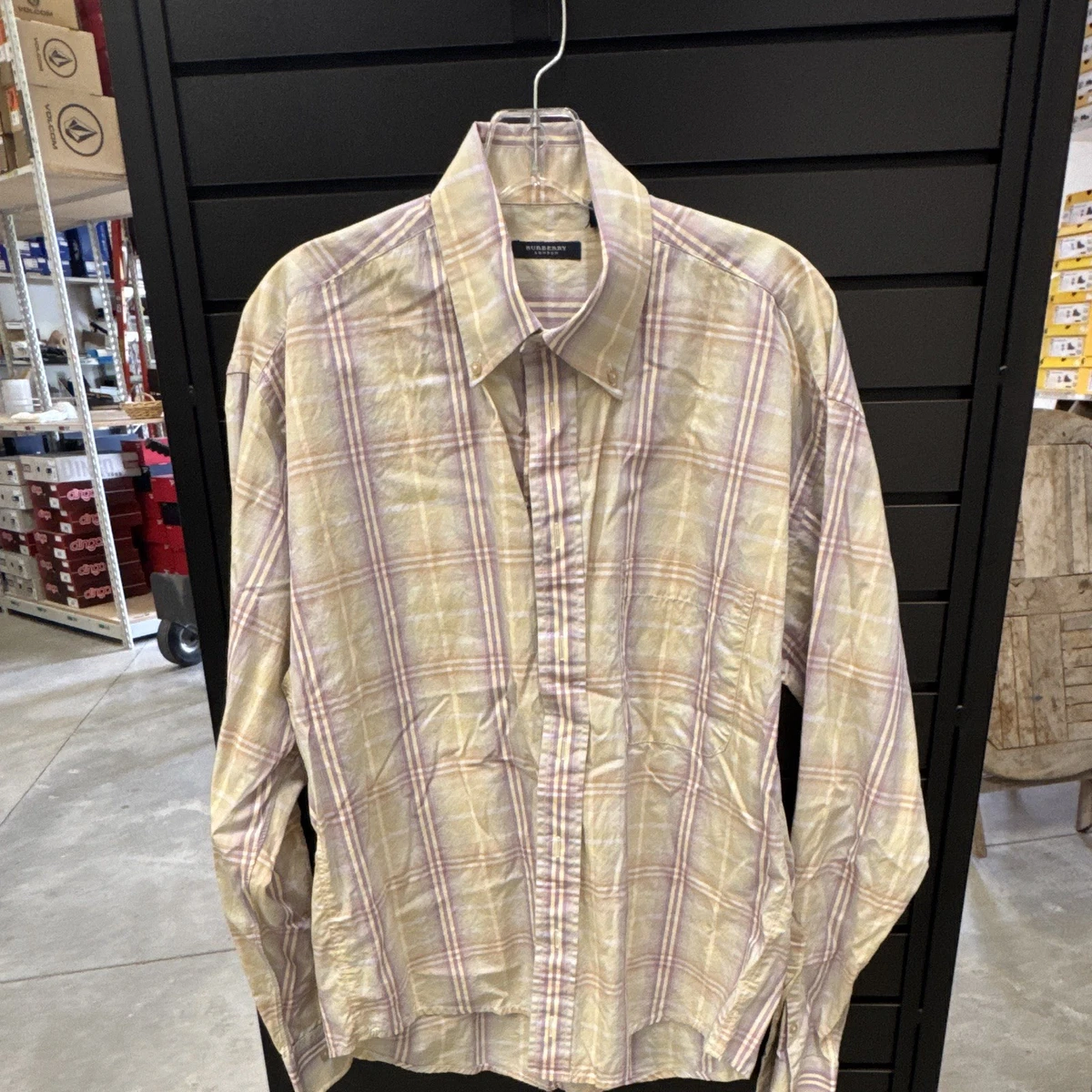 Burberry London Button-Up Casual Button-Down Shirts for Men for