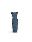 Vintage Barbie Pak Blue Polka Dot Sheath Dress w/ Gold Buttons 1962-63