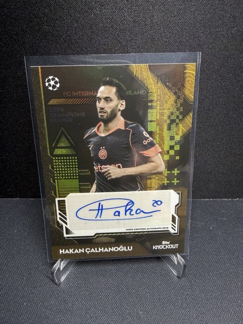 Topps Ucc Knockout 2025/2026 hakan calhanoglu 1/1 One Of One Auto Inter Milan