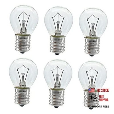 Lava Lamp Bulb, 6 Pack 25 Watt Lava Lamp Light Bulb, S11 E17 Base 120 Volt