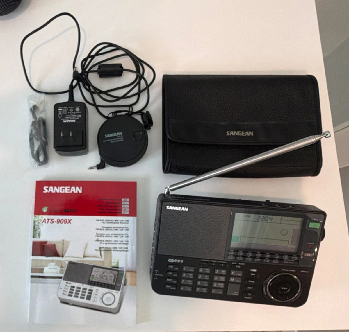 Sangean ATS-909X Shortwave Radio Receiver AM FM LW SW PLL w