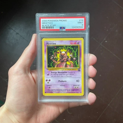 2000 POKEMON PROMO BLACK STAR #14 MEWTWO BLACK STAR PSA 9 umbreon gengar