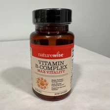 NatureWise Vitamin B Complex - Mental Clarity, Focus, Energy, 60 days, exp 5/27
