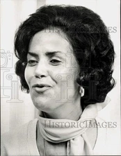 1976 Press Photo Ana Maria Cumba, author of "The World of Miss Universe"