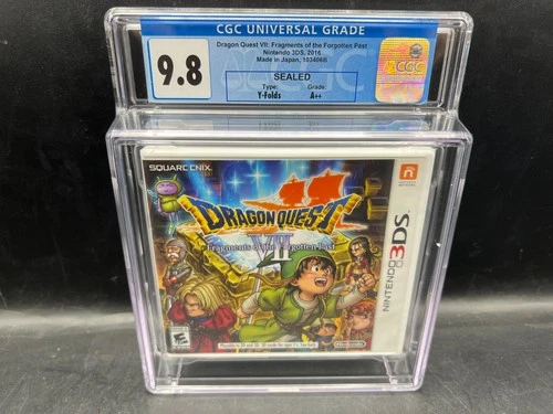 Dragon Quest VII Fragments of the Forgotten Past 3DS CGC 9.8 A++ FACTORY SEALED