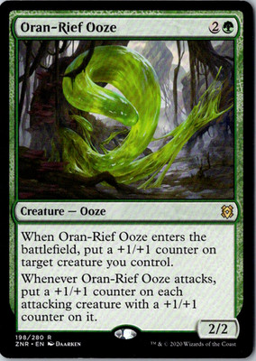Oran-Rief Ooze Zendikar Rising 198 Near Mint