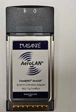 ASANTE AeroLAN AL5410-G Wireless LAN Adapter 802.11G CardBus PCMCIA