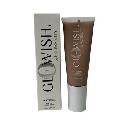Huda Beauty Glowish MultiDew Skin Tint Tan Light 07 Radiant Dewy Face 1.35oz