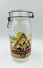 Vintage Large Le Parfait French 2L Glass Kitchen Canister Arizona Pistachio Co.