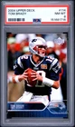2004 UPPER DECK #114 TOM BRADY PSA 8